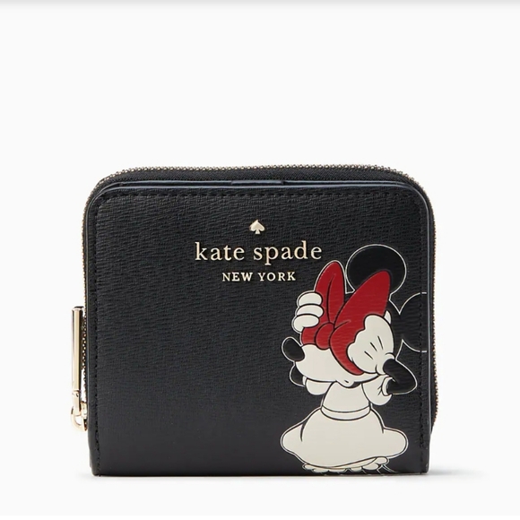 kate spade Handbags - SOLD Disney X Kate Spade New York Minnie Mouse Zip Around Wallet